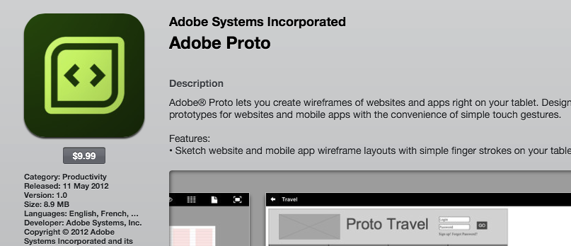 Adobe Proto on App Store