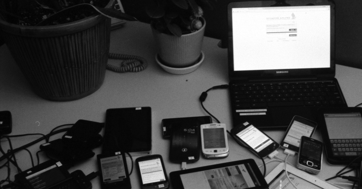 World with Mobile Device Testing - Photo By Audin