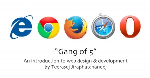 Gang-of-5---multiple-web-browsers-for-web-design-development-by-teerasej
