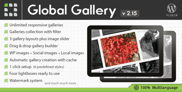 Wordpress Global Gallery Plugin