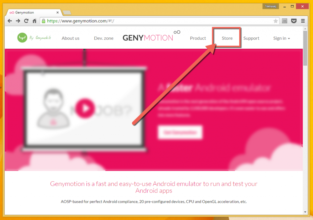 01 - go to geniemotion website