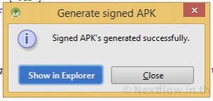 16 Generate APK Successful