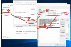 Setup MinGW PATH environment