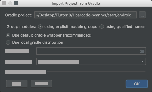 Android Studio - Import Project from Gradle