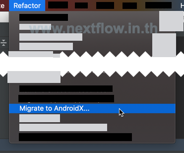 Android Studio Refactor migrate to android x