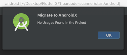 Android Studio Migrate to AndroidX