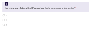 Azure OpenAI Access form - Azure Subscription ID number