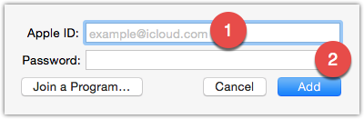 Add Apple ID to Xcode fill the form