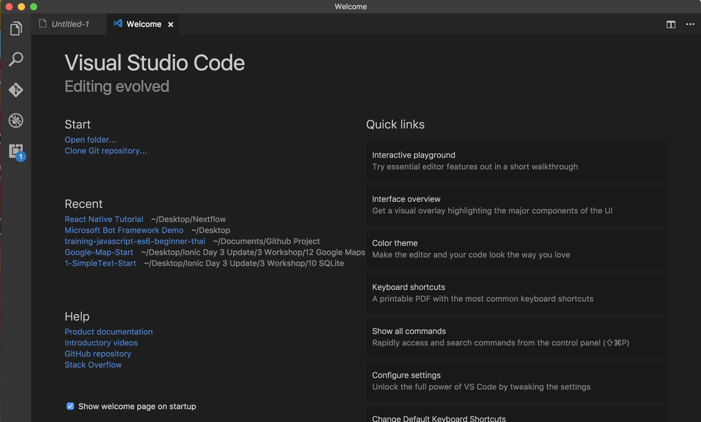 Visual Studio Code - Welcome Screen.png